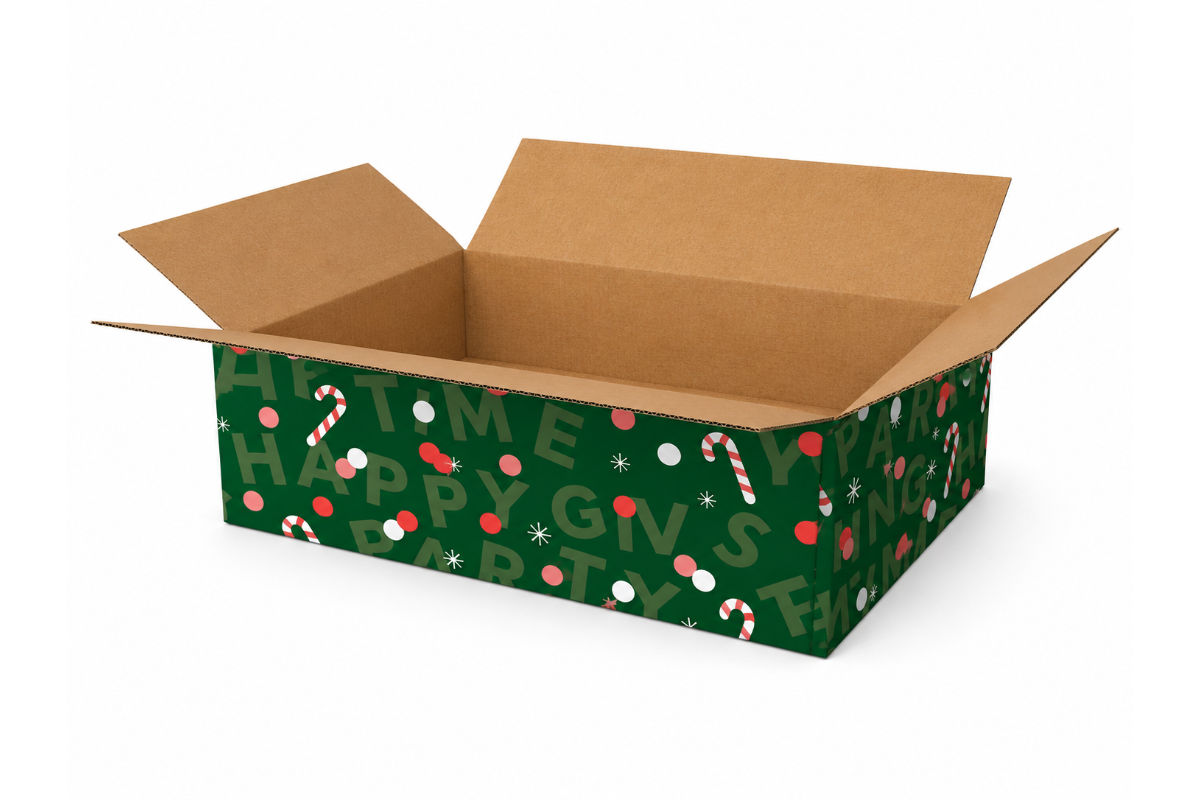 Kerstdoos "Party Time"  - 390 x 290 x 150mm