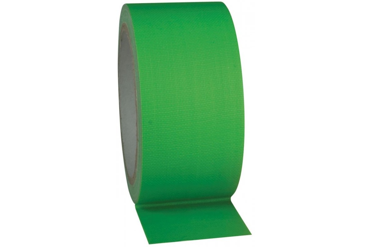 Fluor Gaffa tape groen - 50mm x 25m