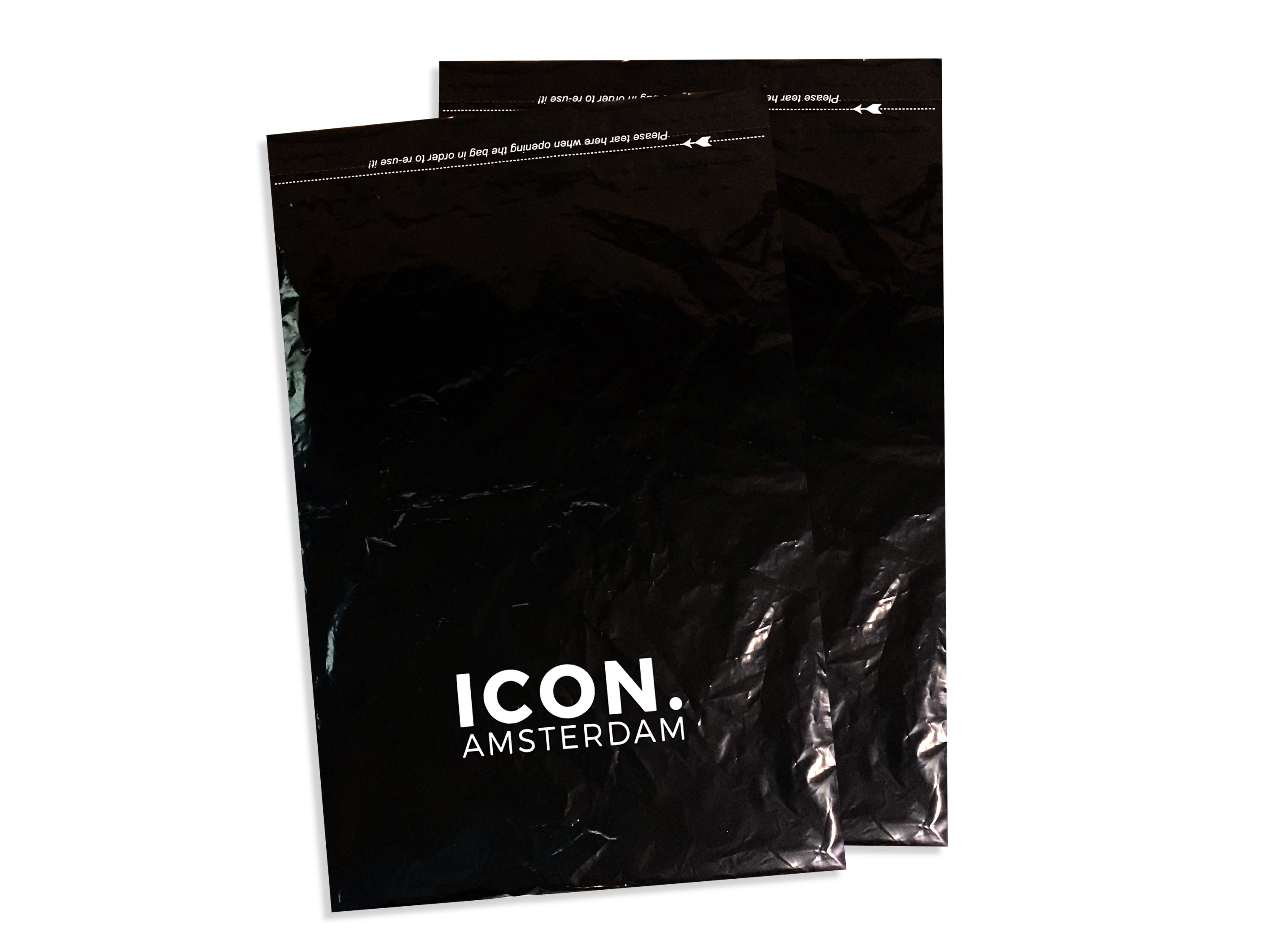 Coex verzendzakken 2 kleuren bedrukt - 340 x 430mm (100st)