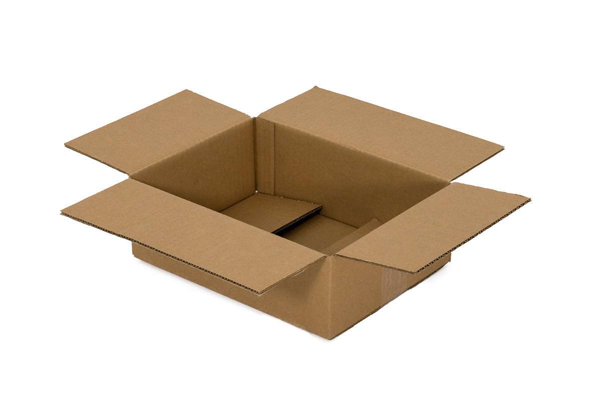 Kartonnen doos - 305 x 220 x 100mm (enkele golf) Kartonnen doos - 305 x 220 x 100mm (enkele golf)