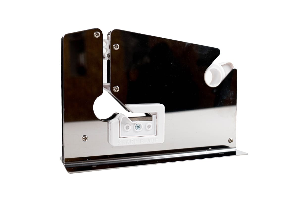 rvs zakkensluiter dispenser met mes kopen
