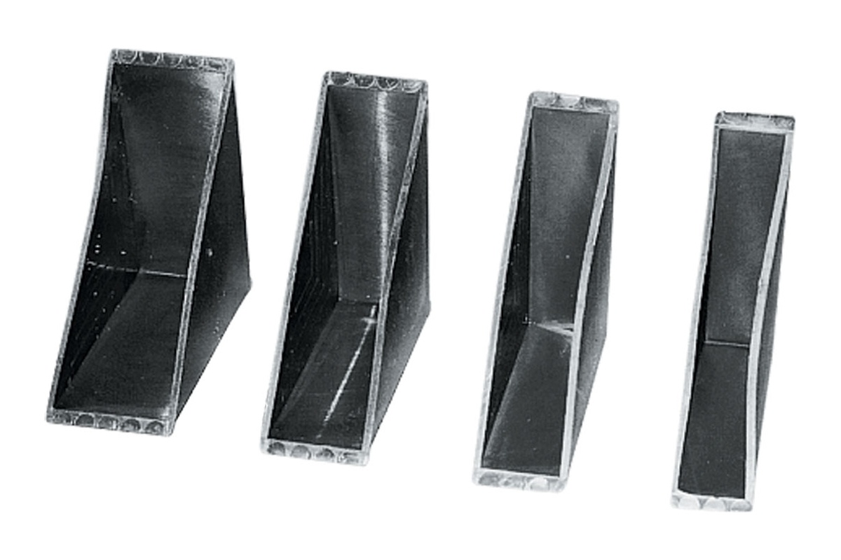 Kunststof glas beschermhoeken - 45 x 7,4 x 5mm (3.500 st)