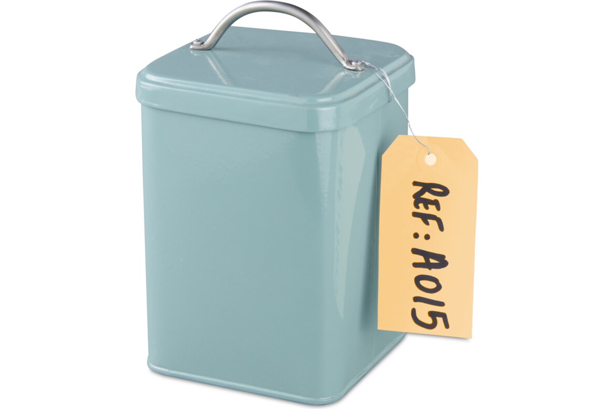 Kartonnen labels met versterkt oogje crème - 50 x 110mm (1000 st)