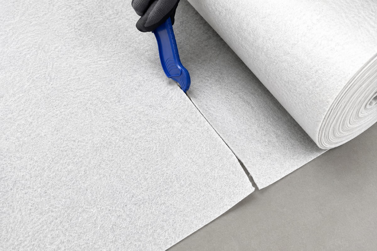 Protexa Grip Vloer afdekvlies wit - 100cm x 25m (180gr/m²)