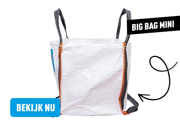 Mini big bag met logo