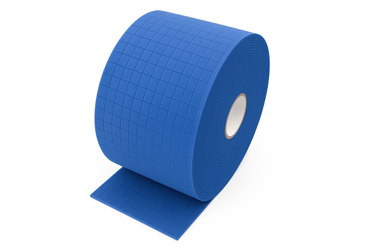 Foampads glas blauw - 20 x 20 x 4mm (8000st)