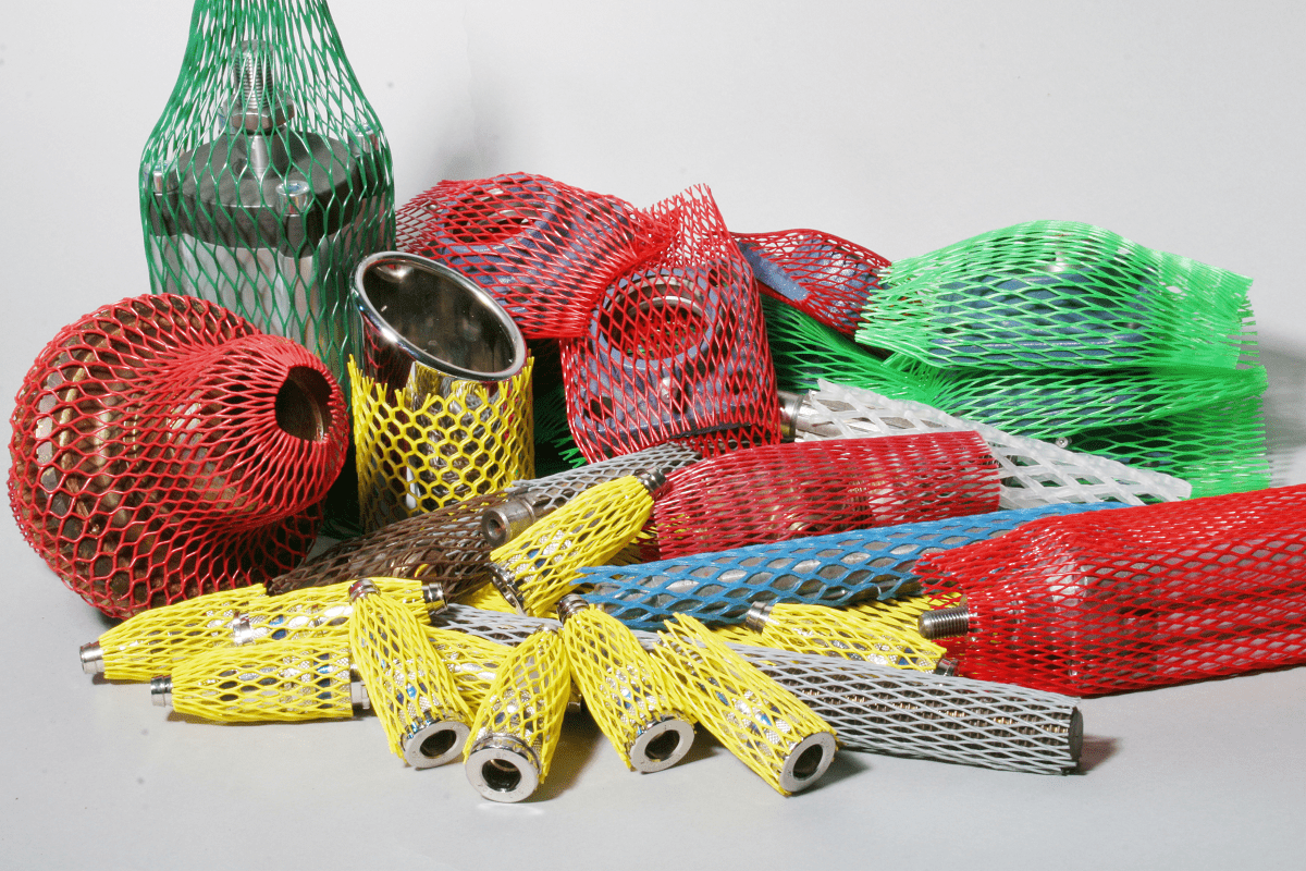 Plastic buisnet blauw - 200-300mm x 50m