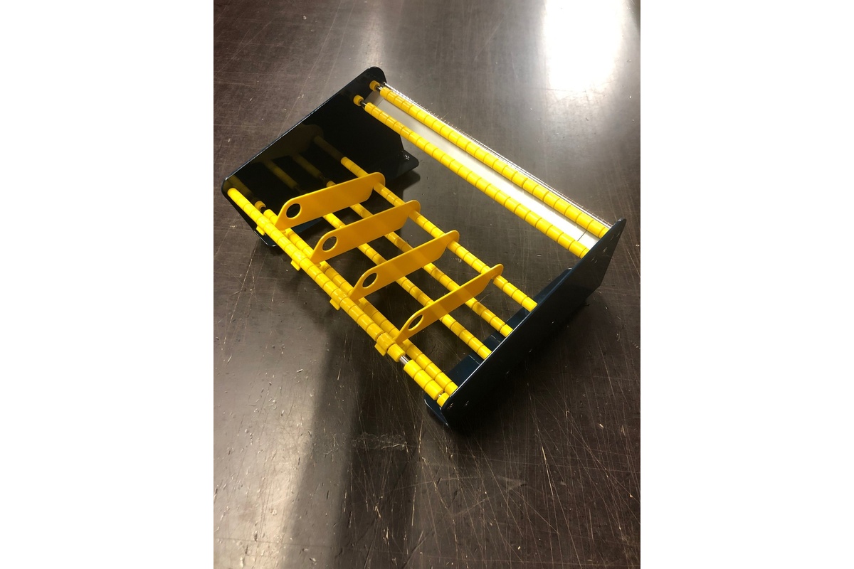 Etikettendispenser groot LB1218 - 31,7cm breed (voor 5 rollen)