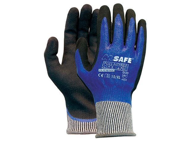 M-Safe full nitril handschoenen 14-700 - 12 paar