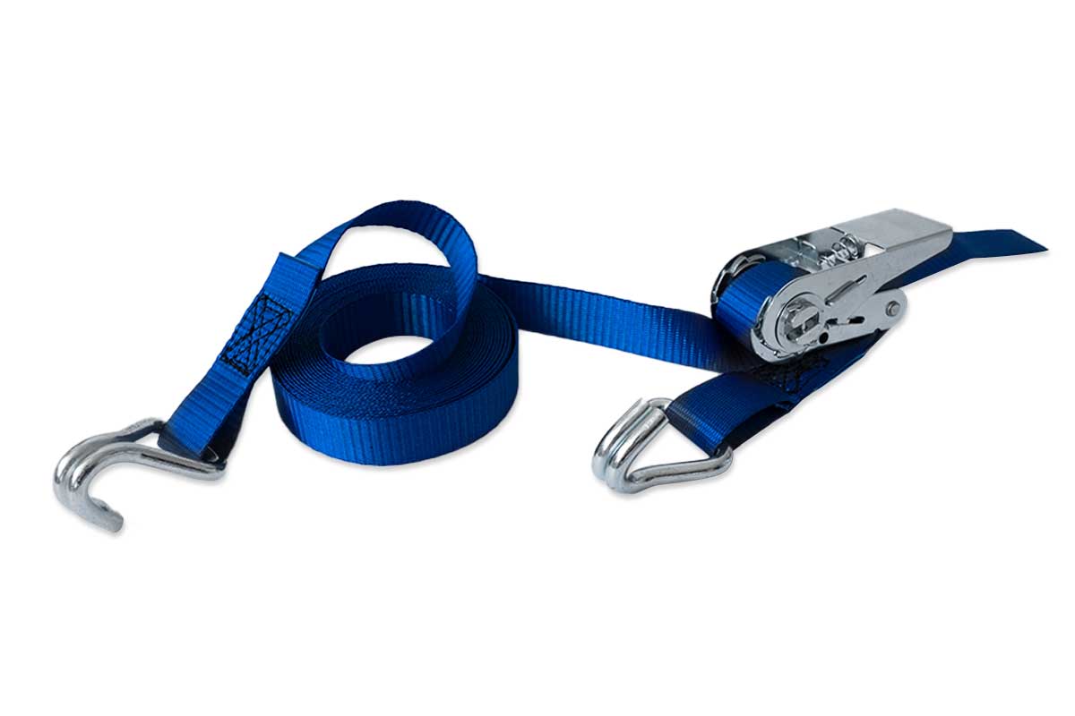 Spanband 2-delig blauw - 25mm x 5m (0,6 ton)