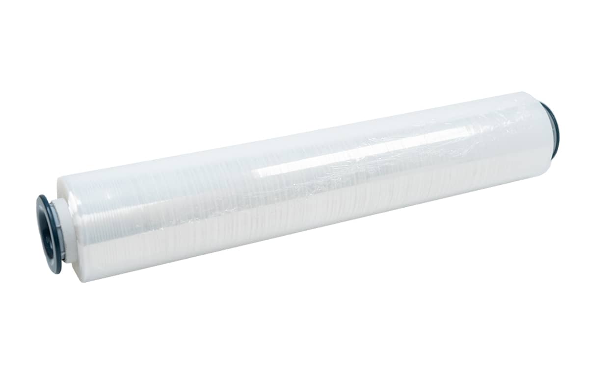 Handwikkelfolie dispenser - handdoppenset zwart (set a 2 st)