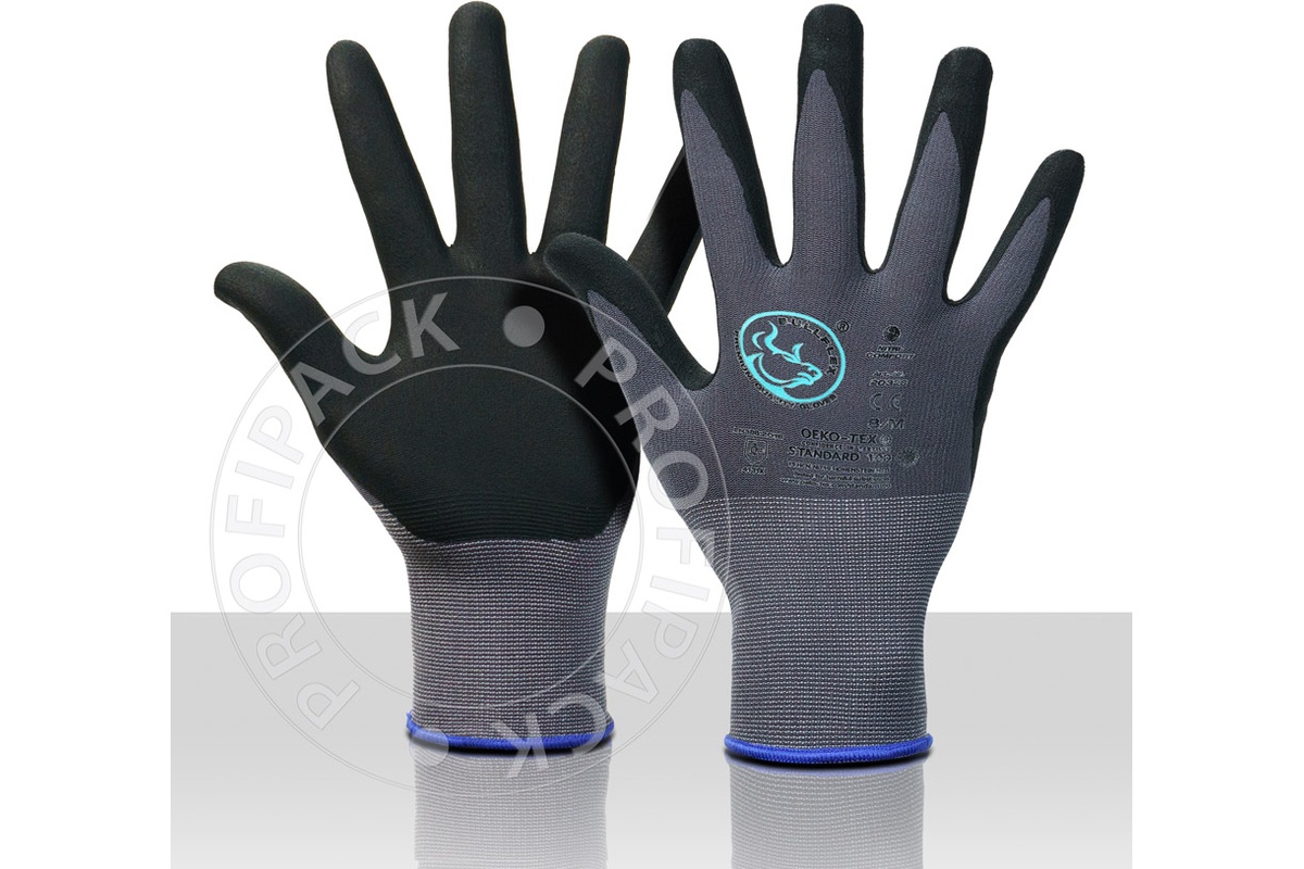 Bullflex Premium handschoenen nitri comfort plus - maat 10/XL