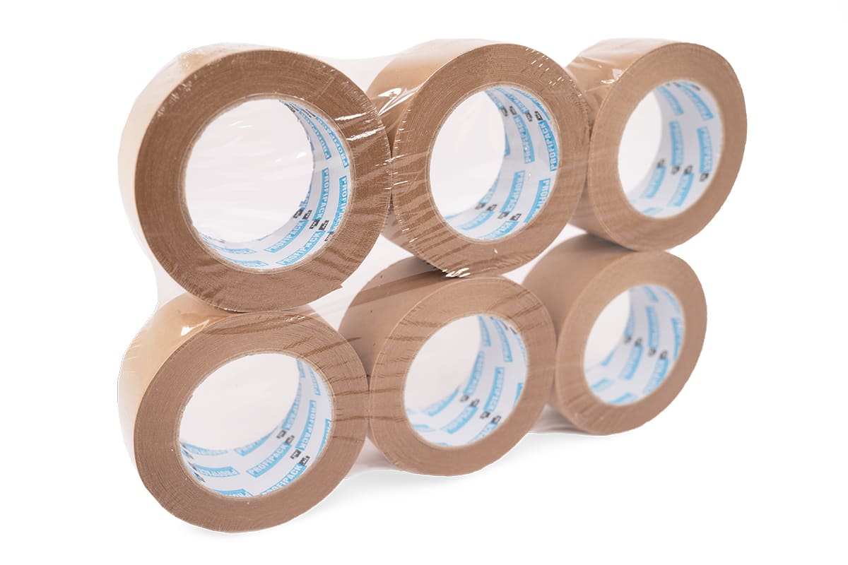 tape dispenser + 6 rollen papieren tape kopen