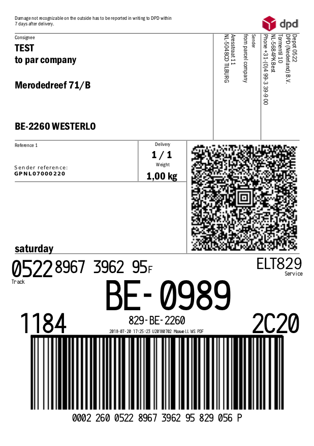 Verzendlabels en Printers