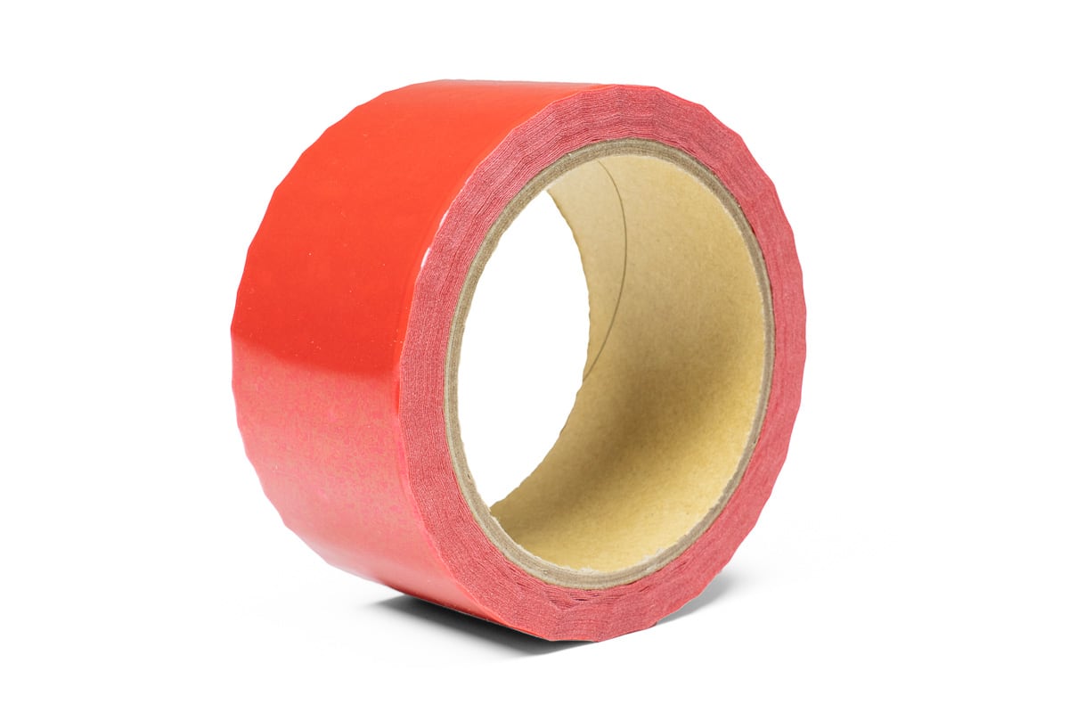 Security tape rood - 50mm x 50m