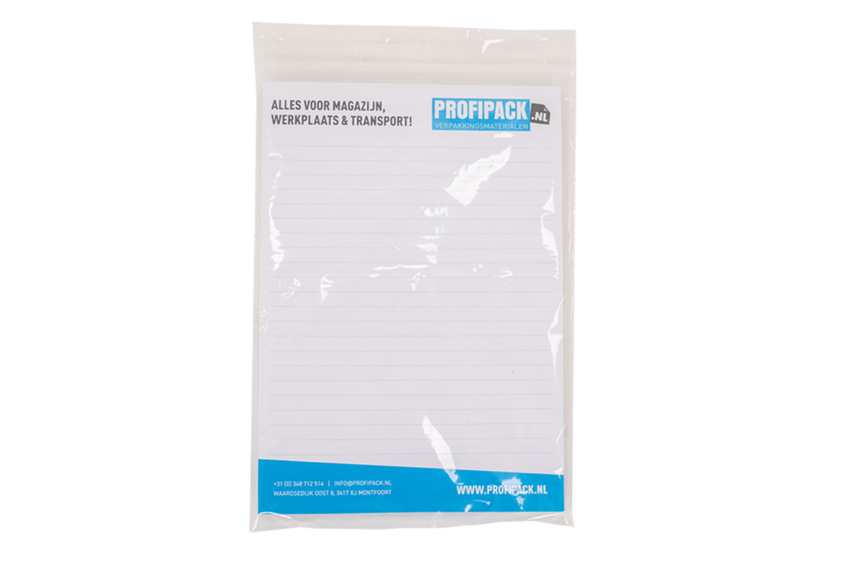 Gripzakken transparant - 150 x 320mm x 50my (1.000 st) Gripzakken transparant - 150 x 320mm x 50my (1.000 st)