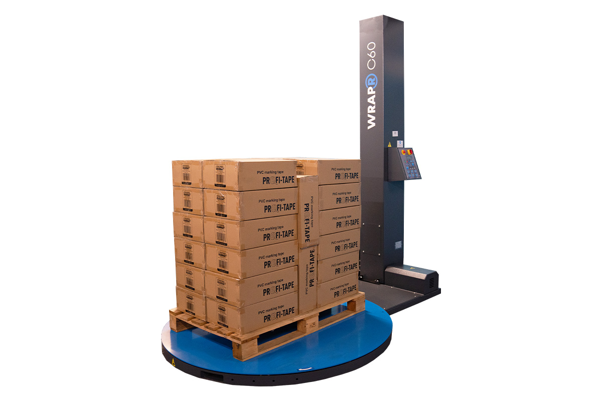 WrapR C60 palletwikkelaar 150% + bezorging en installatie - 165cm / 250cm