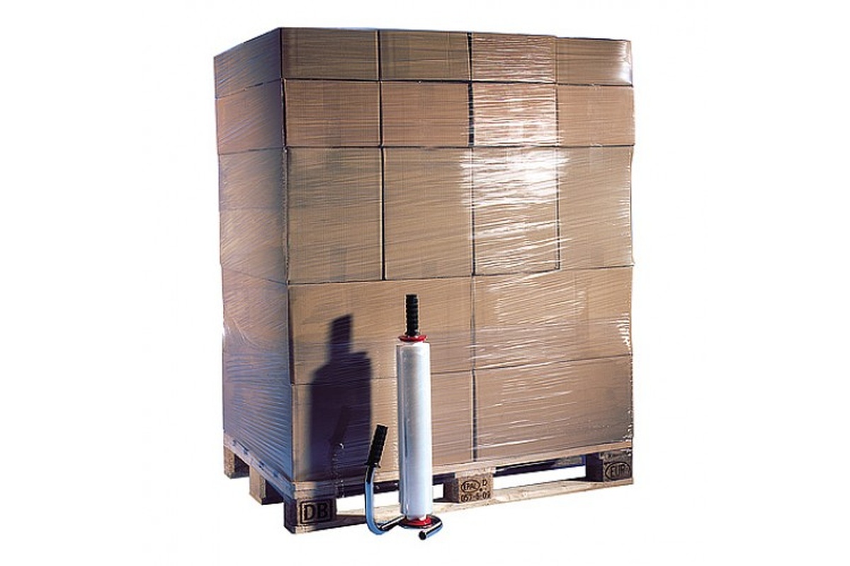 Handwikkelfolie transparant - 50cm x 300m x 23my