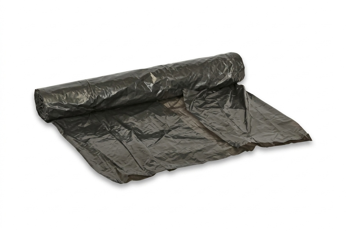 HDPE afvalzakken zwart 60L - 63 x 70cm x 12my