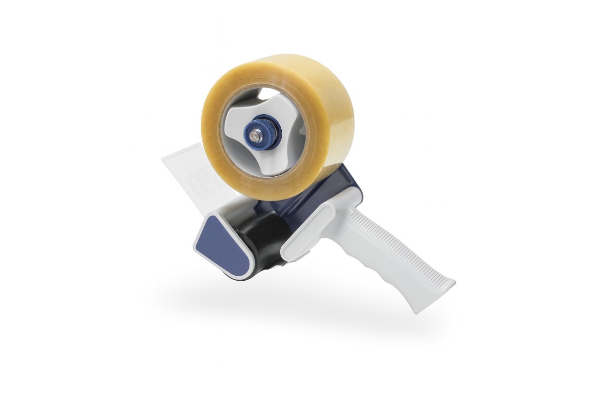 PP solvent tape transparant - 75mm x 132m