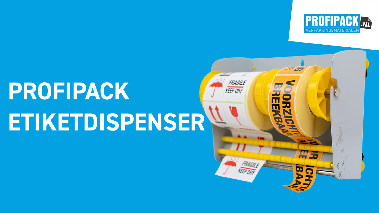 Etikettendispenser LD-616 - 16,5cm breed (voor 3 rollen)