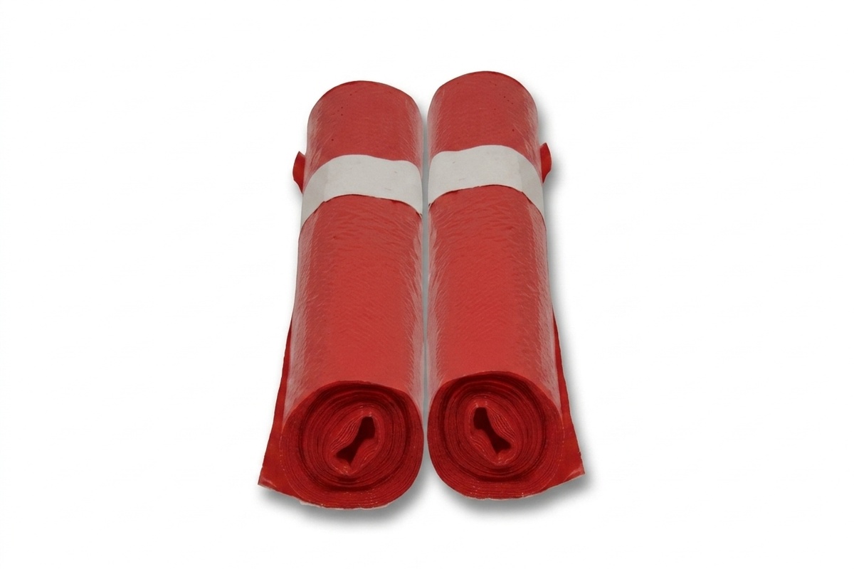 HDPE afvalzakken rood 110L - 70 x 110cm x T25