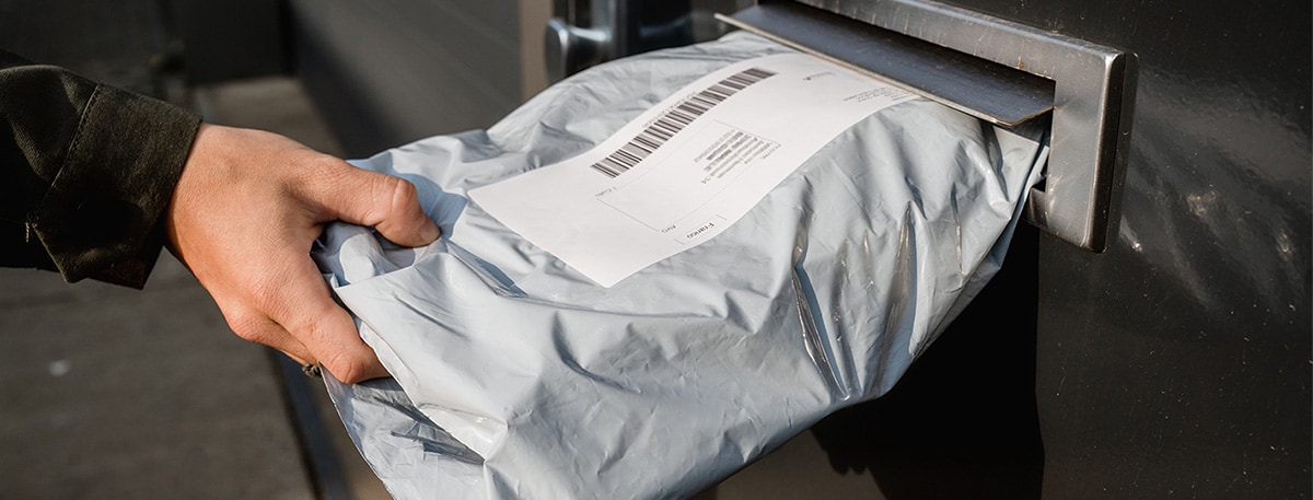Retour verzendzakken Coex herbruikbare verpakking