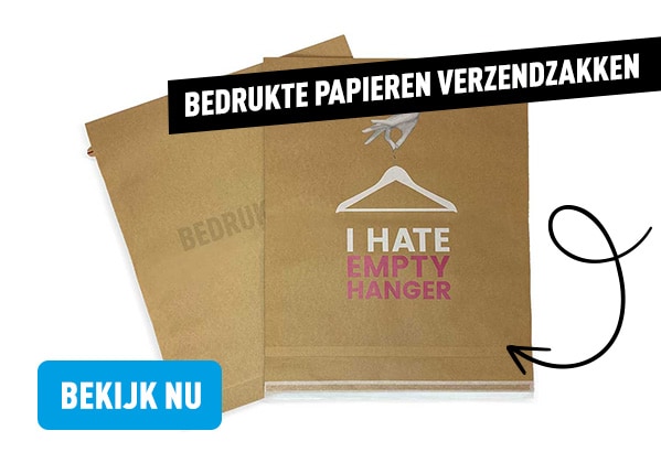 Ecommerce verpakking papieren verzendzakken