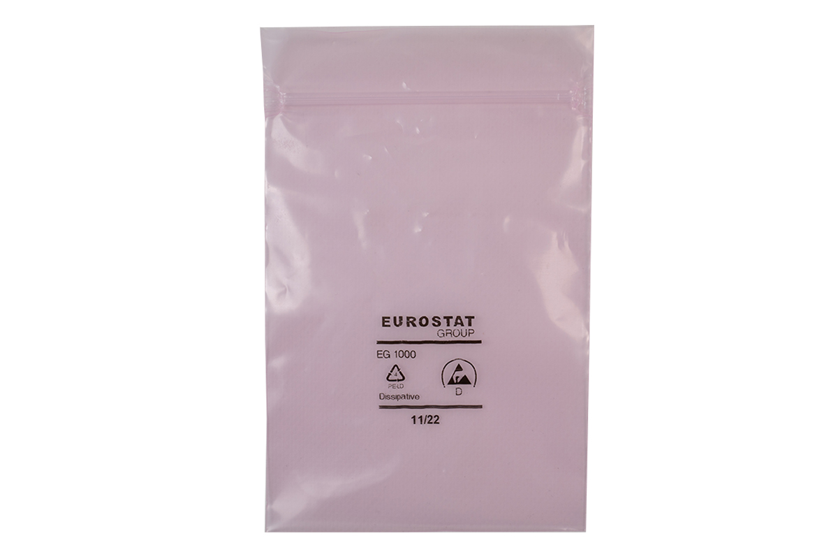 Antistatische gripzakken - 102 x 152mm x 90my (100st)