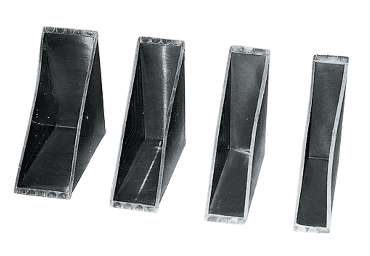 Kunststof glas beschermhoeken - 45 x 6,4 x 4mm (5.000 st)