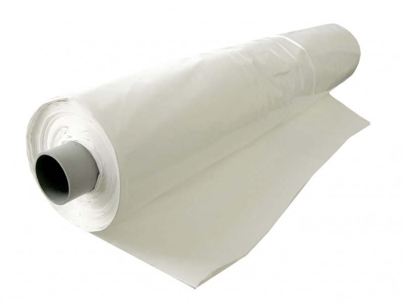 Krimpfolie wit UV - 600cm x 100m x 150my
