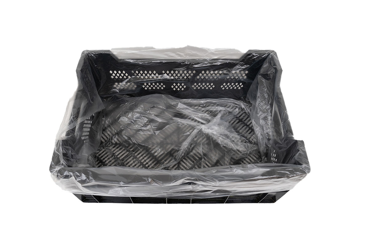 LDPE kratzakken transparant - 60 x 20/20 x 80cm x 20my (500 st)