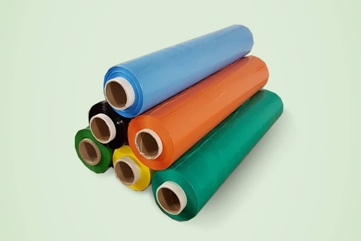 Wikkelfolie in verschillende kleuren