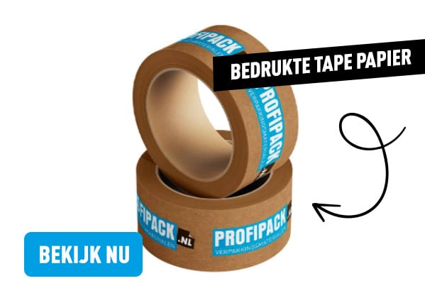 Papier tape bedrukken met logo