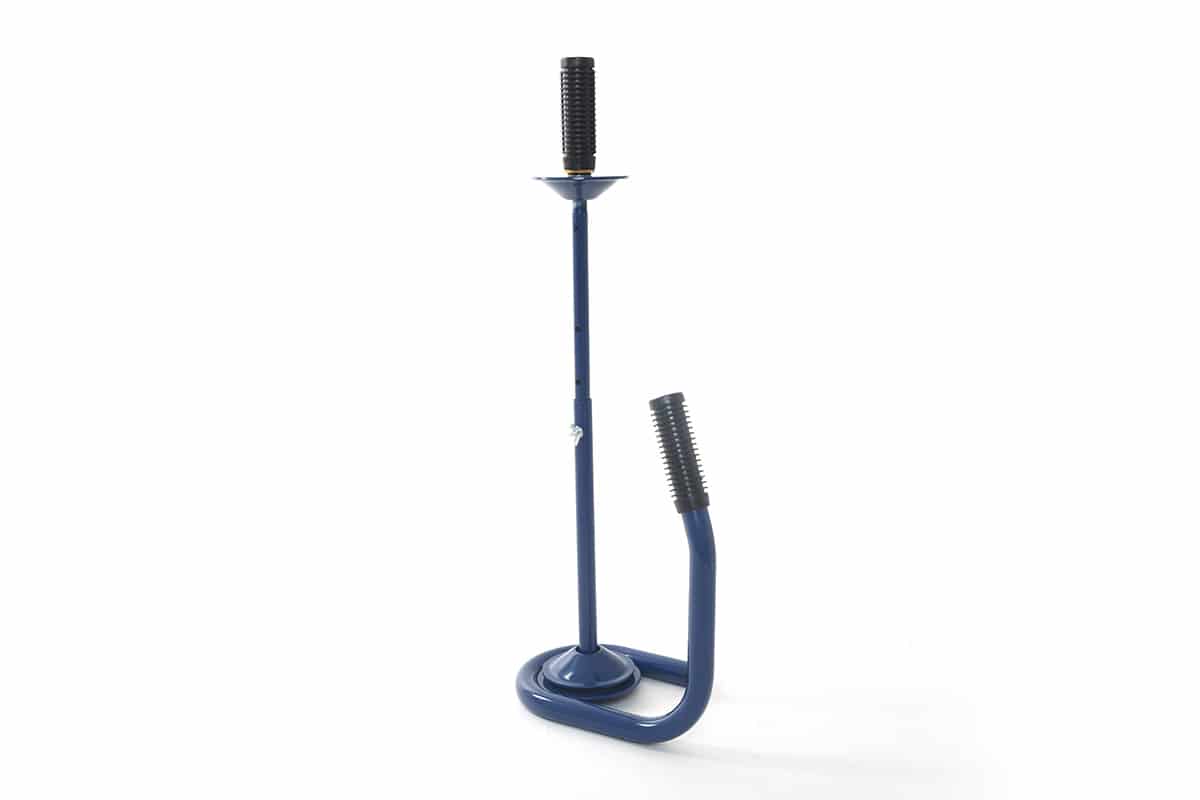Handwikkelfolie dispenser verstelbaar blauw - 25-50 cm