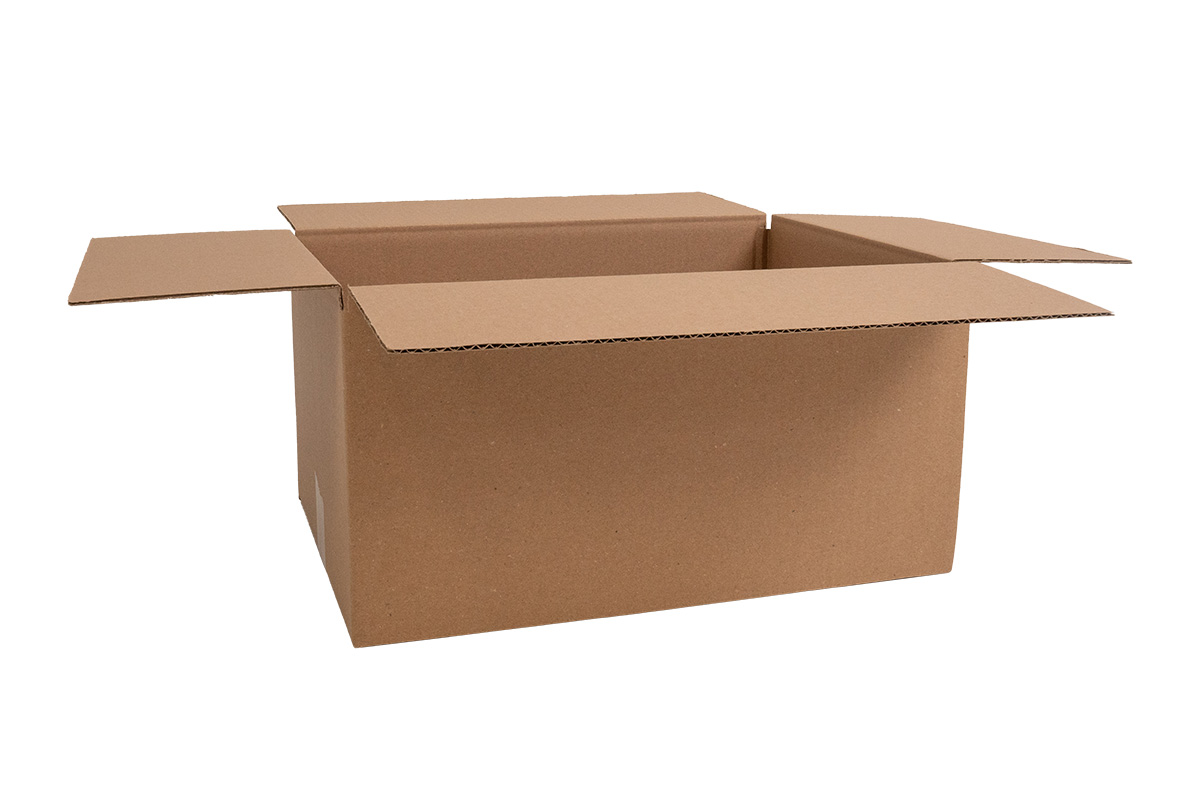 Kartonnen doos (A4) - 305 x 220 x 220mm (enkele golf) Kartonnen doos (A4) - 305 x 220 x 220mm (enkele golf)