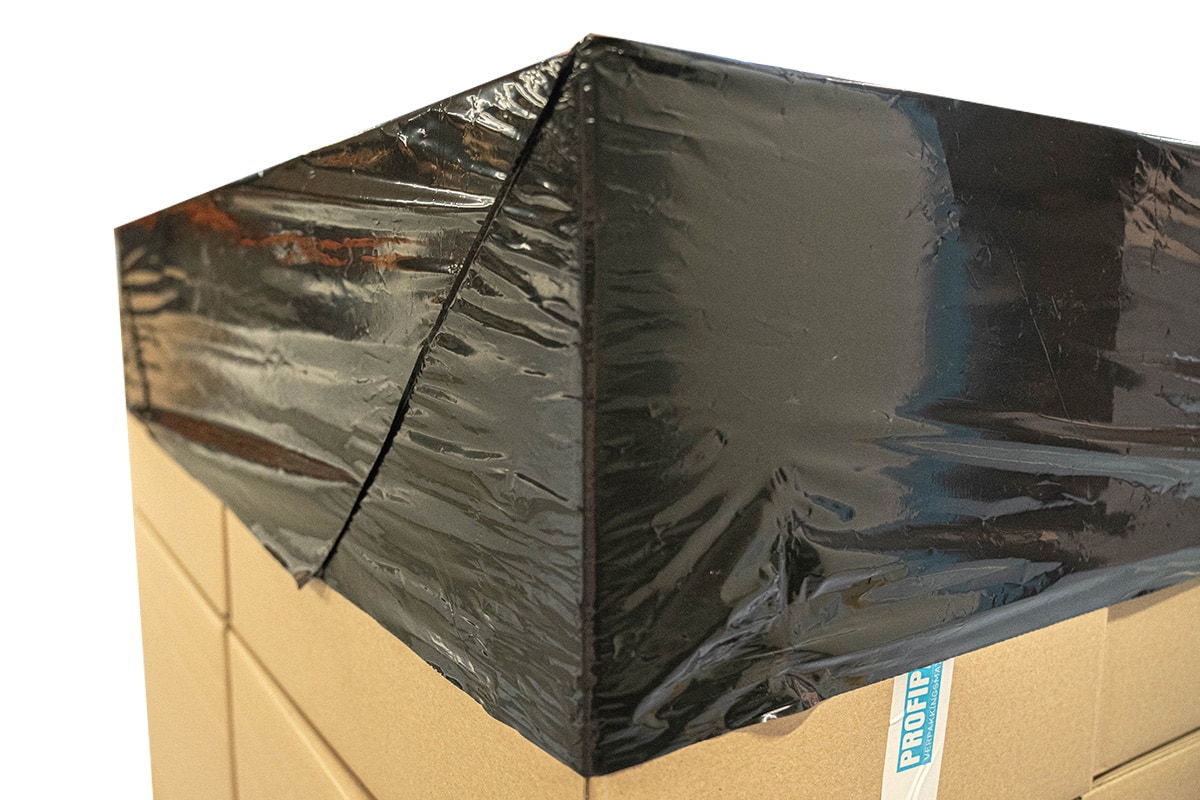 Pallet tophoezen zwart - 100 x 120 x 30cm x 50my (100st)