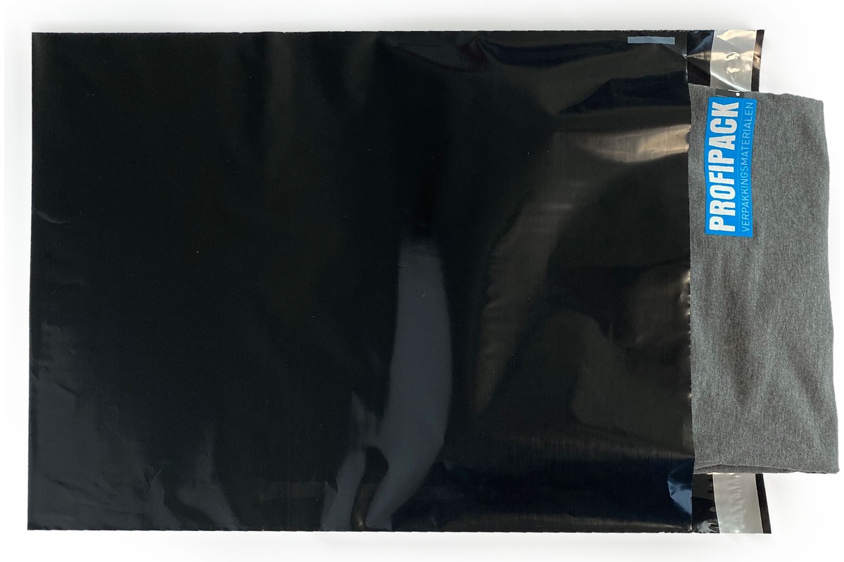 Coex verzendzakken zwart - 600 x 800mm (100 st)