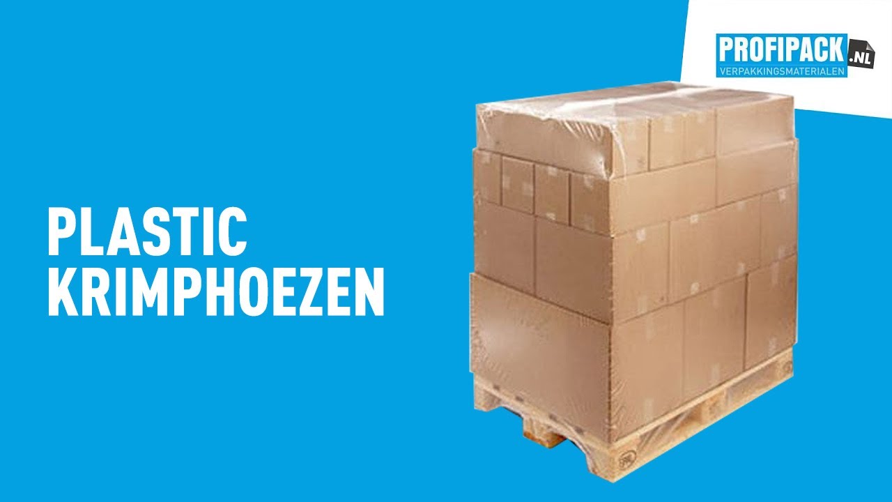 Plastic krimphoezen - 1250 x 525/525 x 1550mm x 100my Plastic krimphoezen - 1250 x 525/525 x 1550mm x 100my