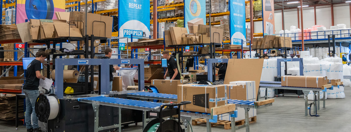 Inpakstraat Profipack Verpakkingsmaterialen