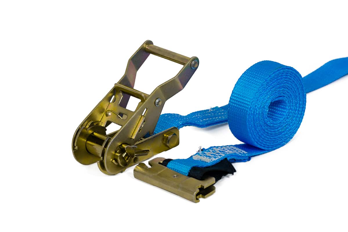 Spanband 2-delig sleufgat fitting - 50mm x 3,7m (1,5 ton)