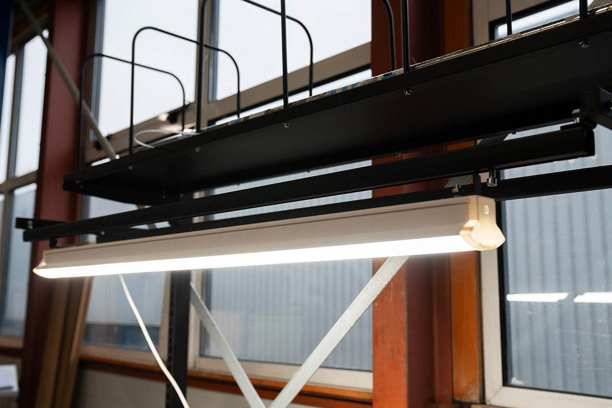 LED armatuur + verlichting inpaktafel - 155cm