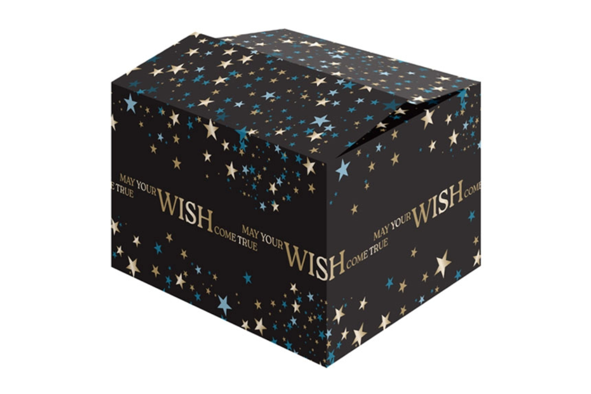 Kerstdoos ''Make a Wish'' - 490 x 290 x 150mm Kerstdoos ''Make a Wish'' - 490 x 290 x 150mm