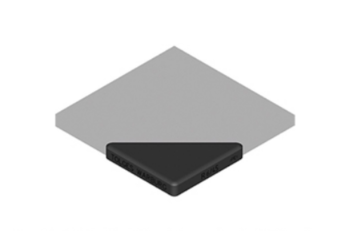 Kunststof glas beschermhoeken - 80 x 26,5 x 24mm (1.200 st)