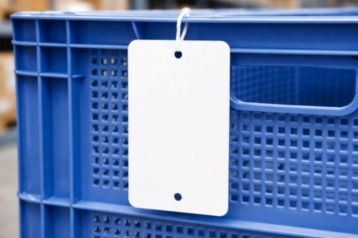 Metalen labels wit - 55 x 100mm (1.000 st)