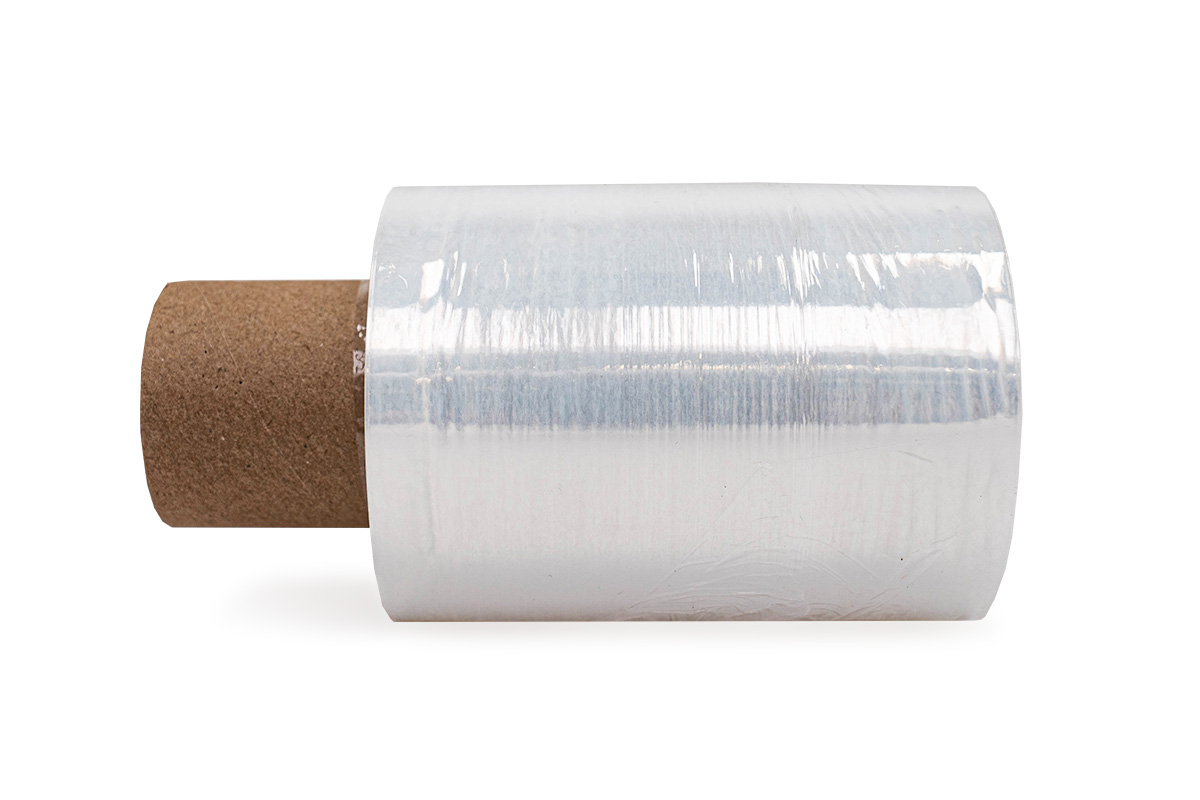 Bundelfolie transparant links+rechts - 10cm x 150m x 20my