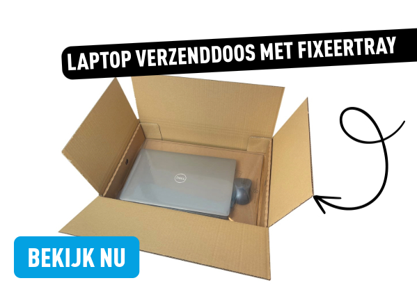 laptopdoos met fixeertray