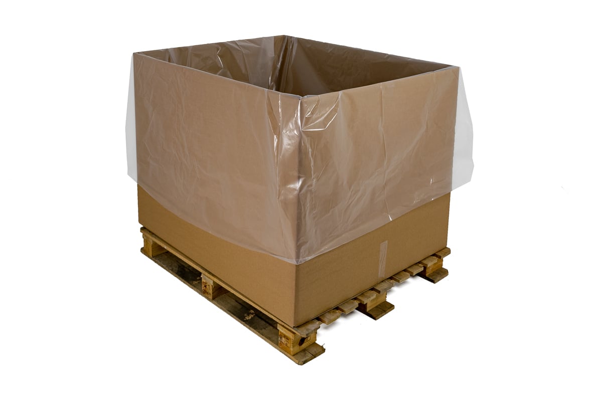 Plastic KLT krathoezen transparant - 130 x 100 x 210cm (40 st)