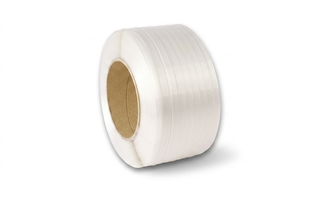 Polyester composietband wit - 19mm x 600m