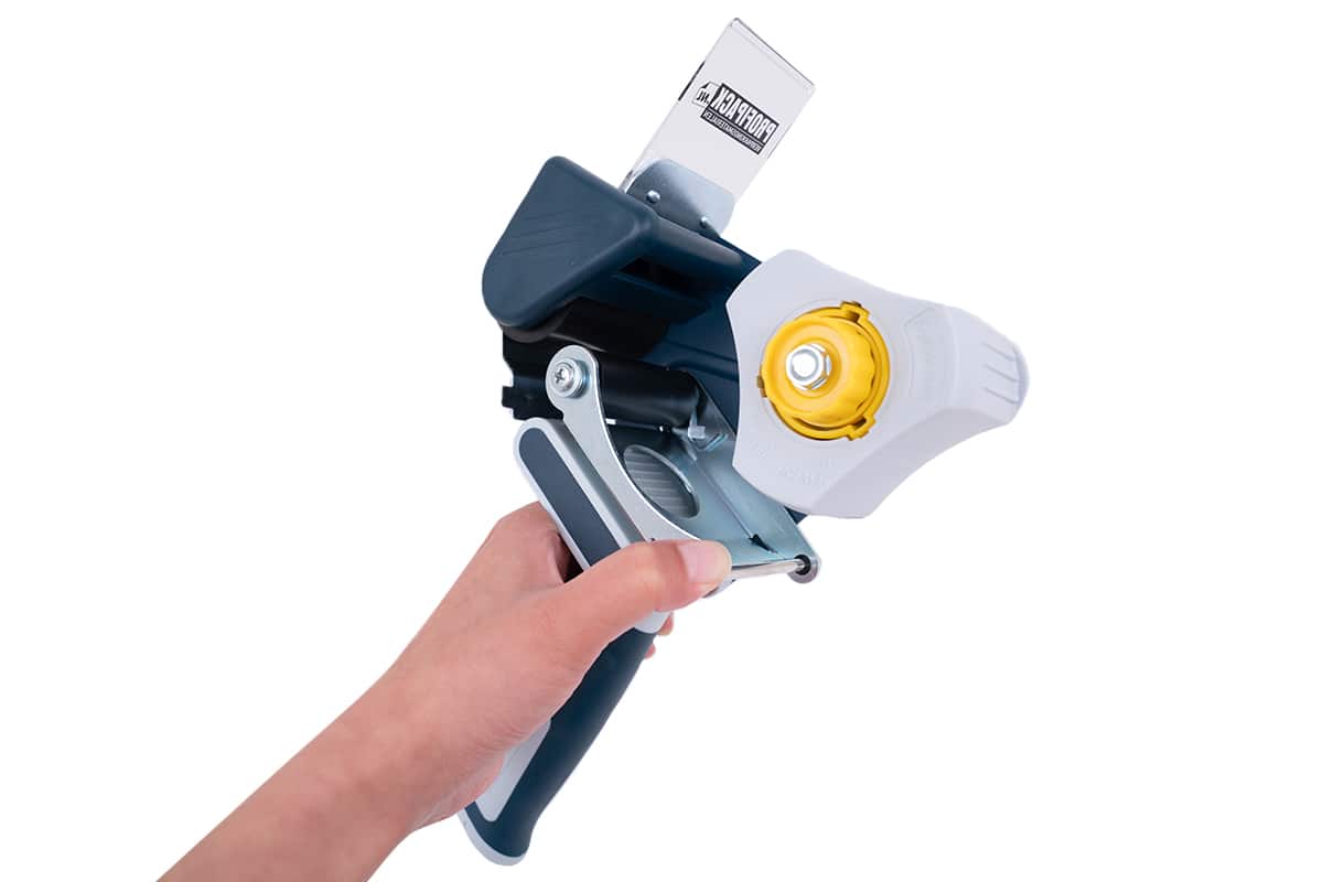 Bonus Tape dispenser luxe + safety mes 50mm (koker 76 en 38mm)